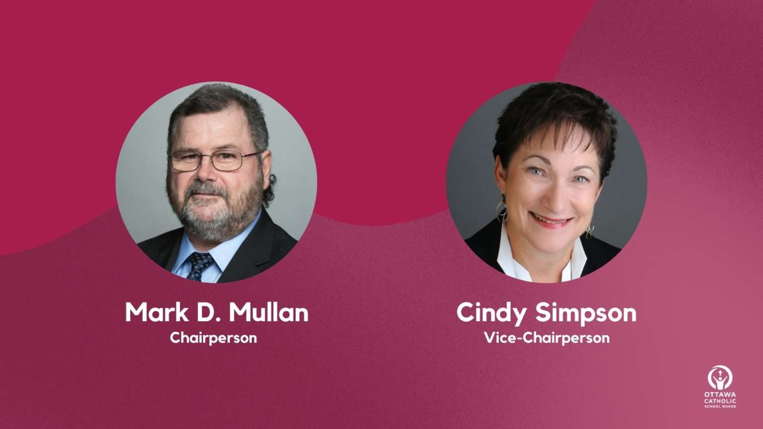 20232024 OCSB Chair and ViceChair Announced!