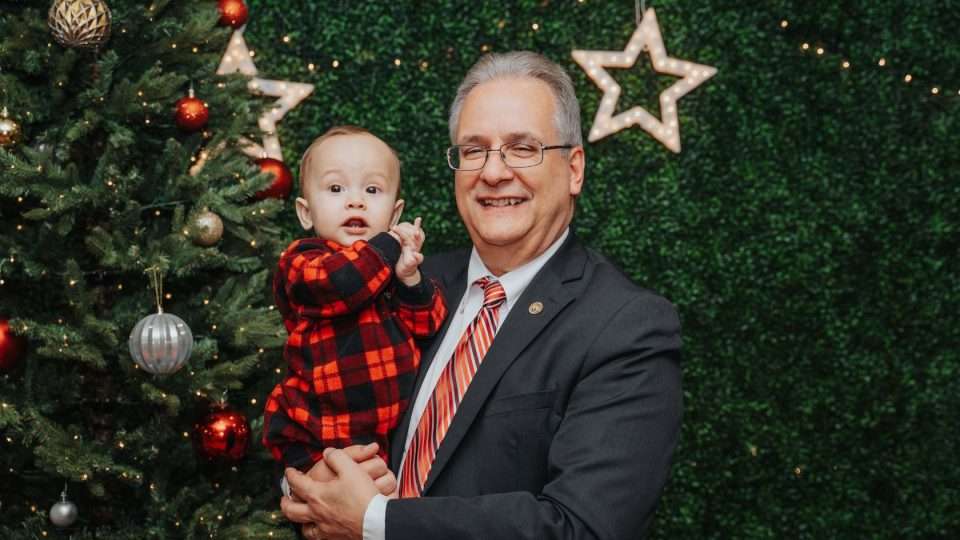 Tom D'amico and baby