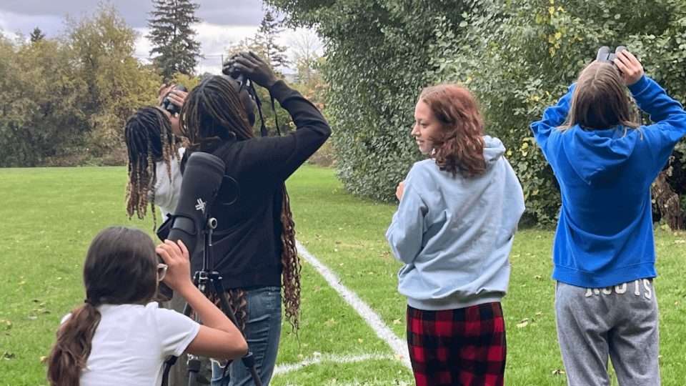 OCSB students learning outdoors