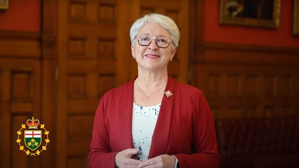 Lieutenant Governor Edith Dumont