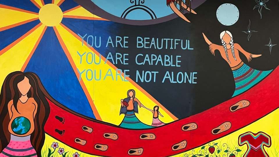 Indigenous Womanhood mural