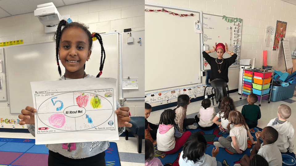 Classroom of Prince of Piece School in Ottawa
