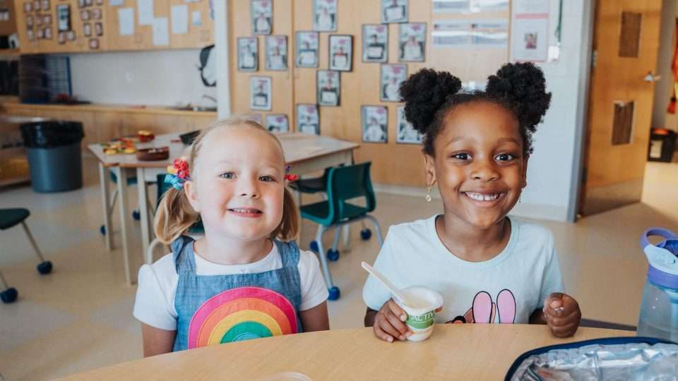 Children at an OCSB Kindergarten classroom