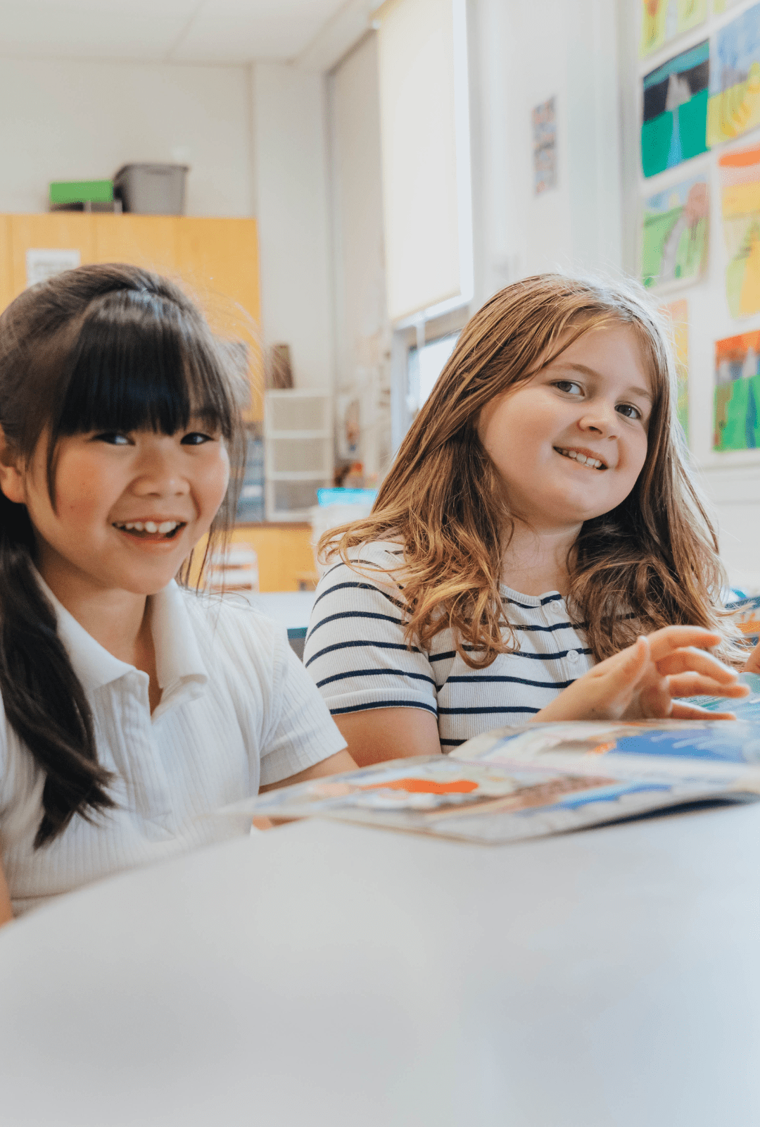 children reading at OCSB School