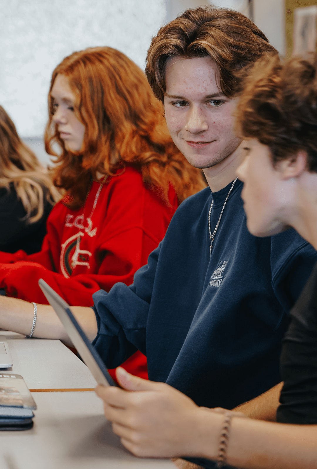 Youth in their computer at OCSB school