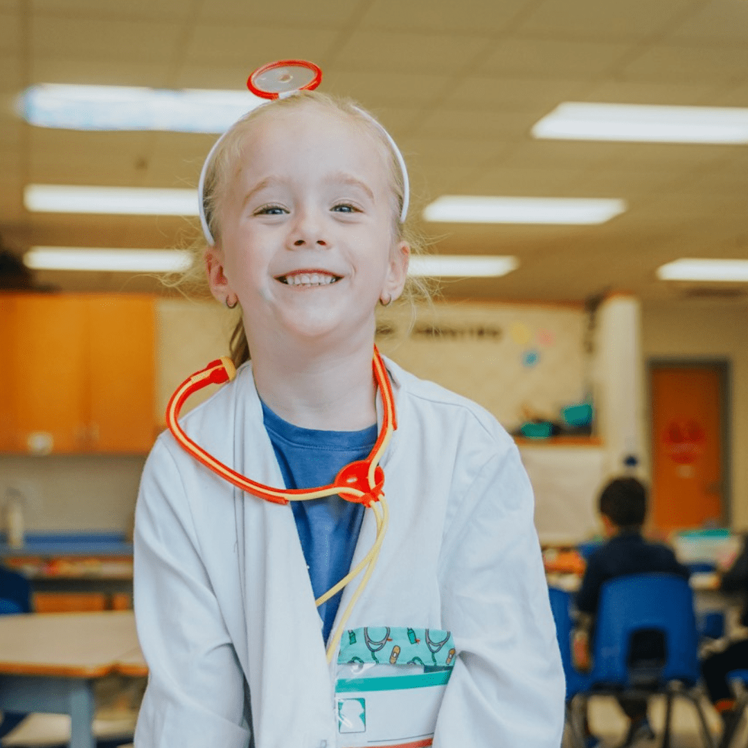 Child playing at OCSB Kindergarten