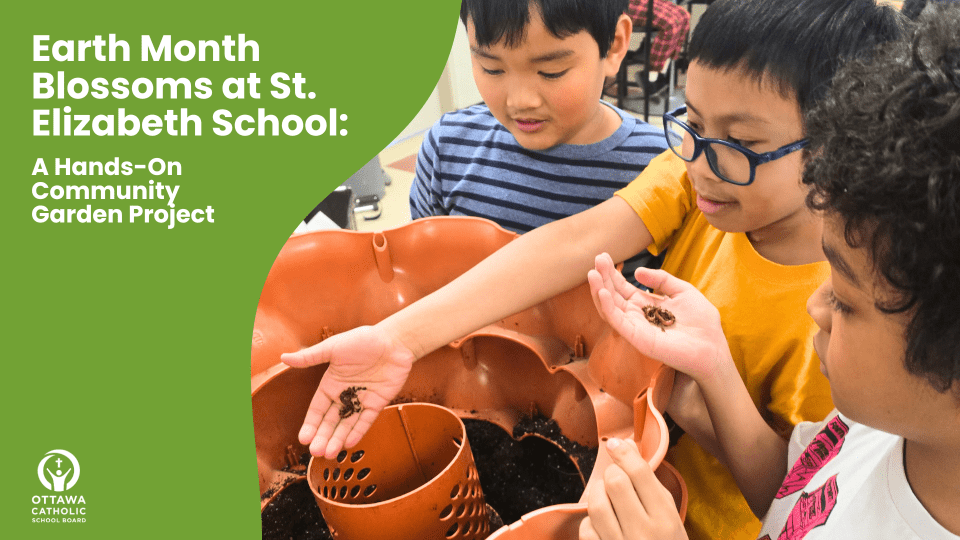 Earth Month Blossom at St Elizabeth School