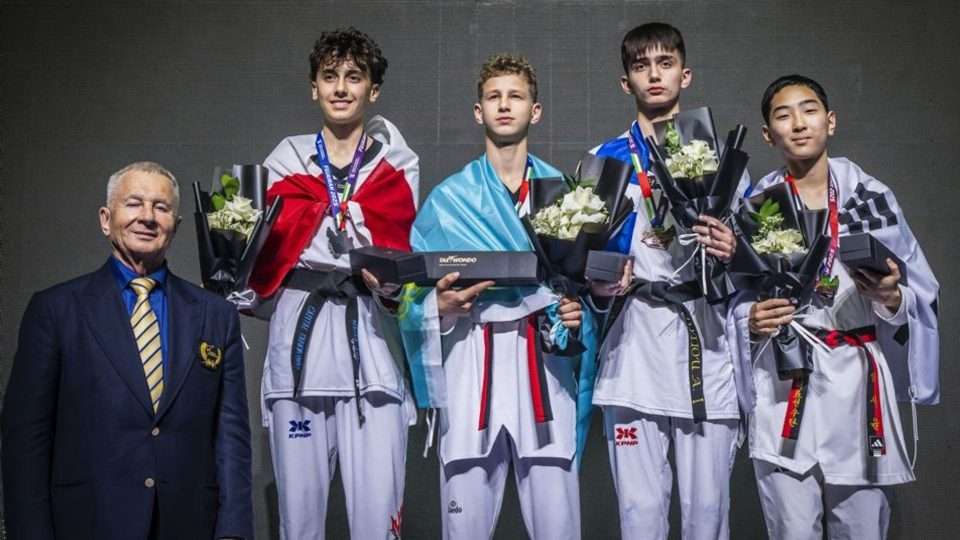 Nikola from Capital Taekwondo to a global competition in Dubai