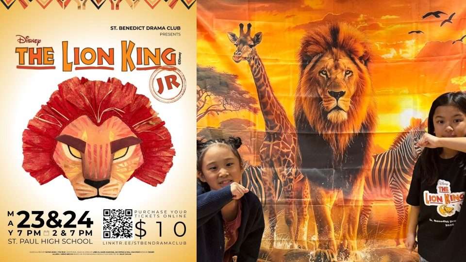 Lion King at St. Benedict