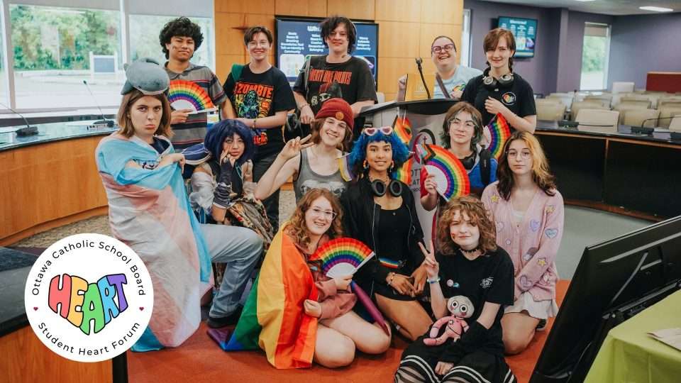 Students ar the Student Heart Forum in 2025