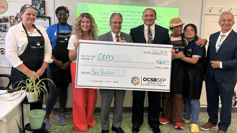 School project donating to CEFO