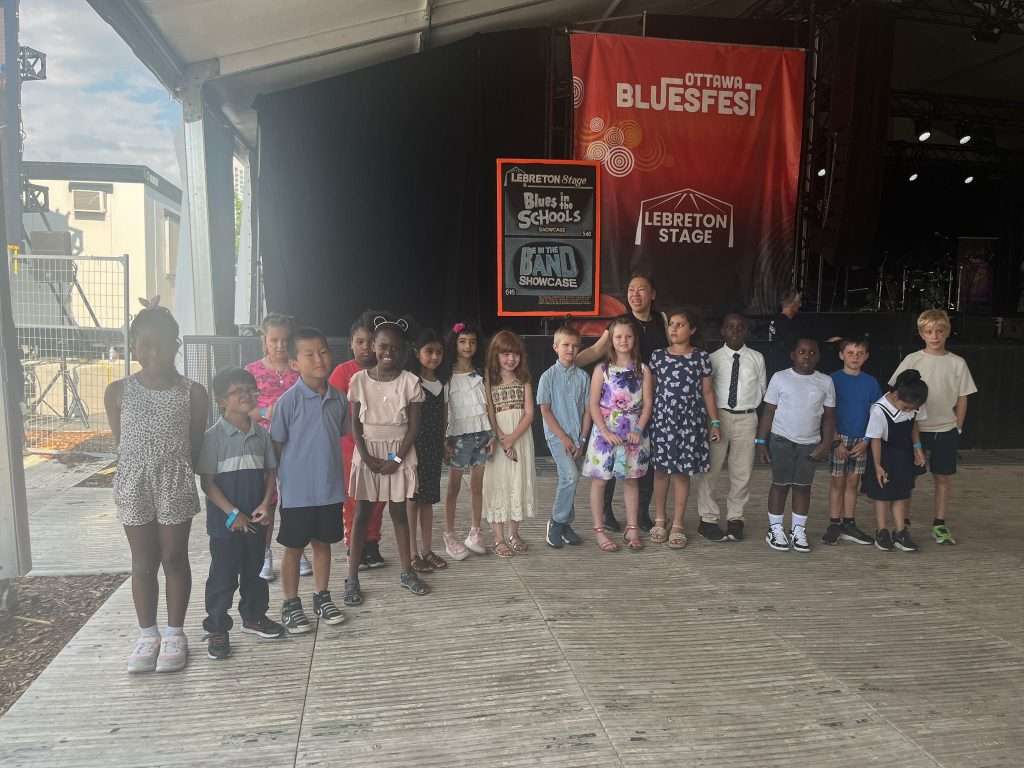 OCSB Students at the Bluesfest performance