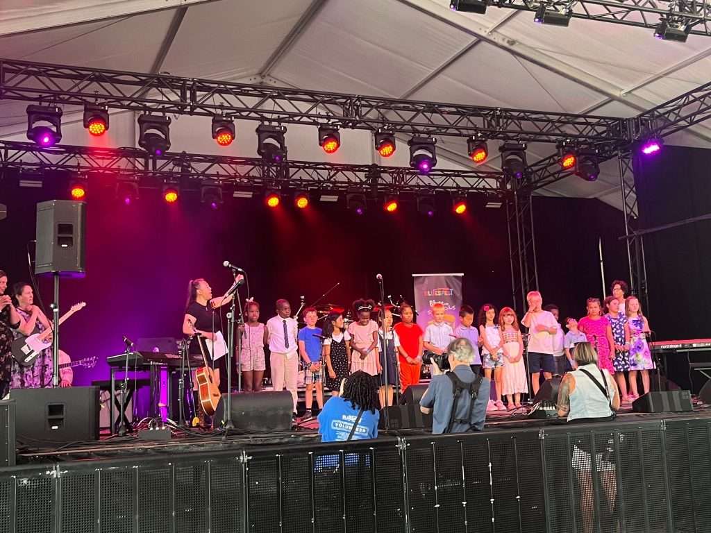 OCSB Students at the Bluesfest performance