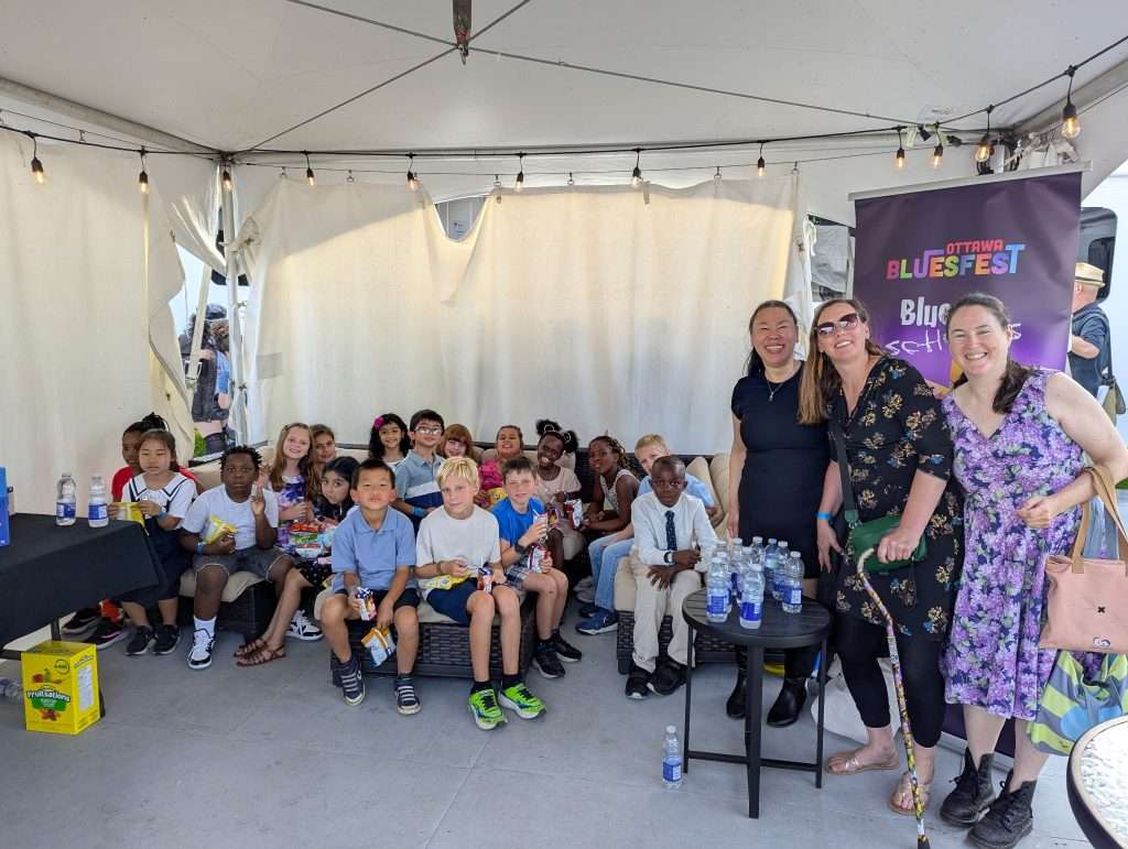 OCSB Students at the Bluesfest performance