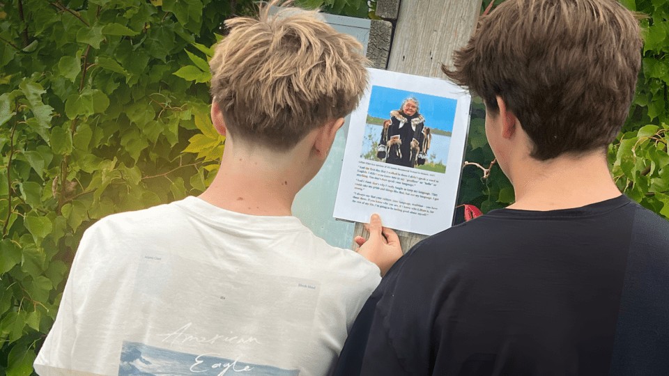 Holy Trinity students during the reconciliation walk