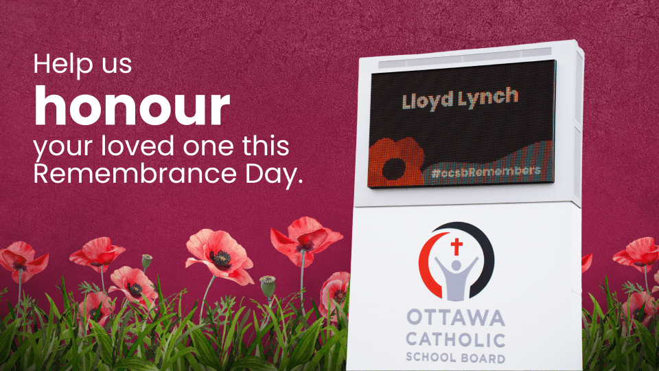 OCSB Outdoors Panel with Remembrance Day featuring