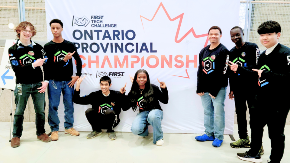 OCSB students during the robotics championship