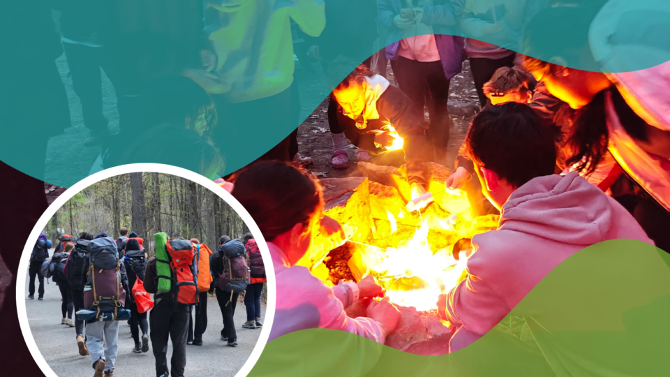 Students in Camping from Duke of Edinburgh