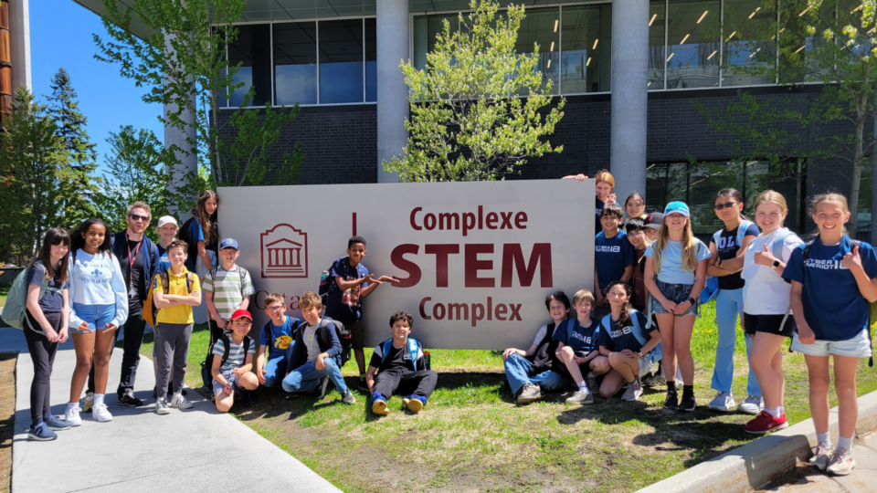 St. George students at UOttawa for a cybersecurity event.