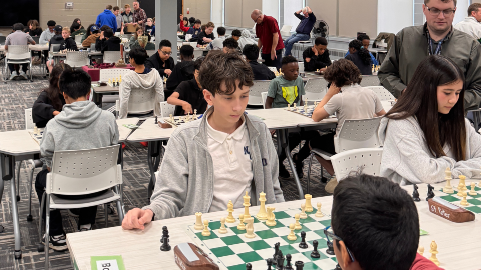 OCSB students at the chess tournament
